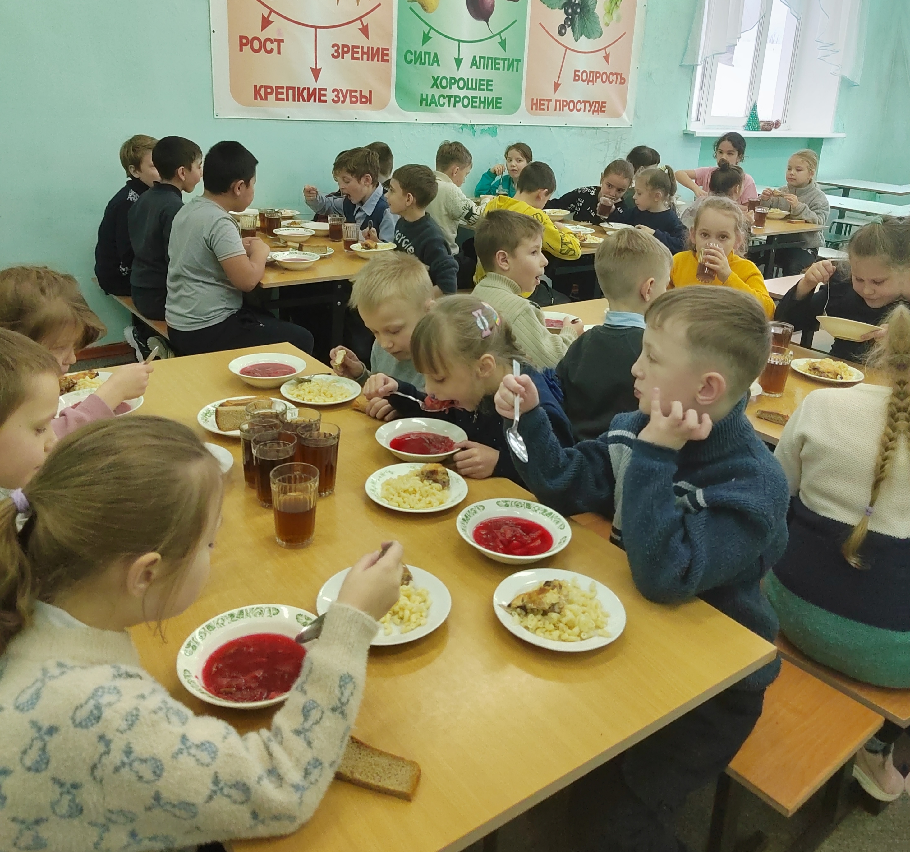 Школьная столовая
